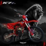 MOTO SKY RIDER K7 PRO 250 ROJO 4 VALVULAS