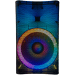 PARLANTE ITALY AUDIO ITL-1505 15" TRANSLUCIDA MIC Y STAND, MANIJA Y RUEDA