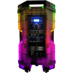 PARLANTE ITALY AUDIO ITL-1505 15" TRANSLUCIDA MIC Y STAND, MANIJA Y RUEDA - Imagen 2