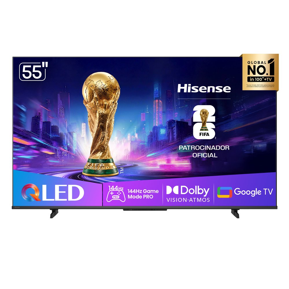 TV LED HISENSE H-55Q7QG.1 TV LED HISENSE HS-55Q7QG QLED 55" GOOGLE TV- QUANTUM DOT COLOR - Imagen 1