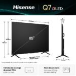 TV LED HISENSE HS-85Q7QG QLED SISTEMA GOOGLE TV- QUANTUM DOT COLOR - Imagen 8