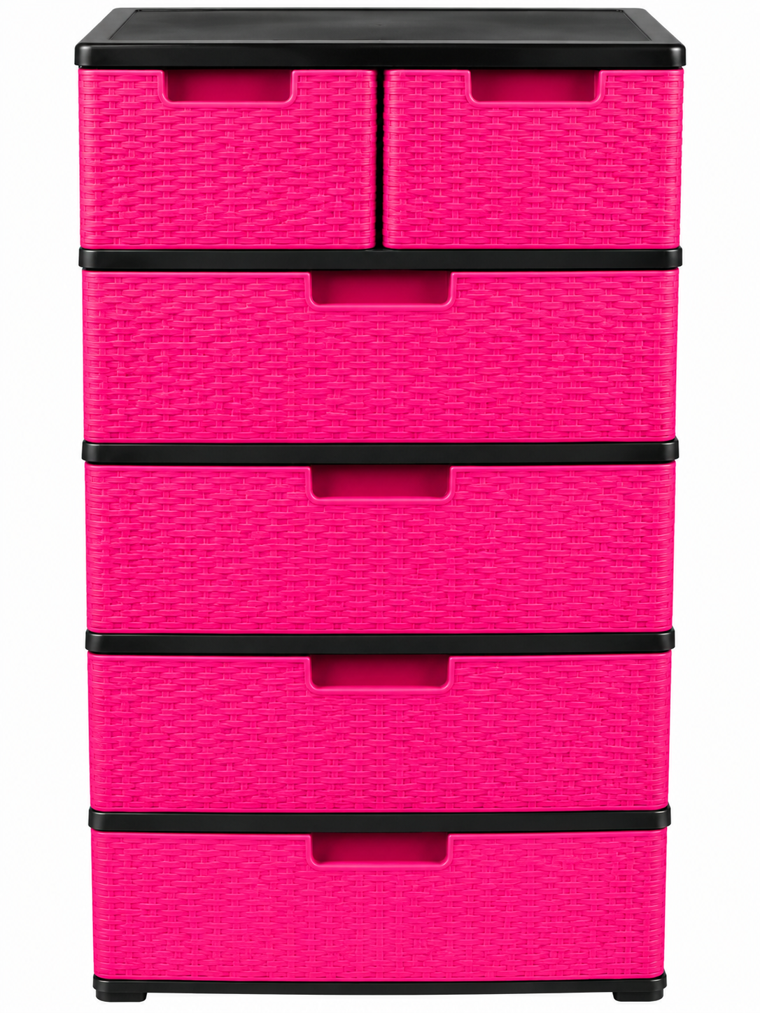 CAJONERA SUPREMA DUO RATAN 5P FUCSIA CAJONERA SUPREMA DUO RATAN 5P FUCSIA - Imagen 1
