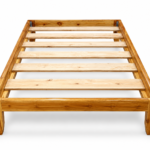 CAMA BASE DE TECA CLINTON 2 PLZ