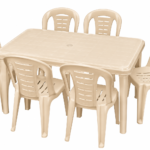 MESA SEVILLA RECTANGULAR  BEIGE
